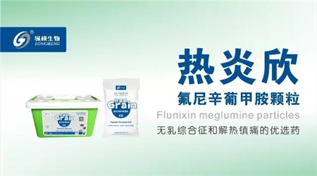 纵横核心颗粒制剂:熱炎欣(氟尼辛葡甲胺颗粒)