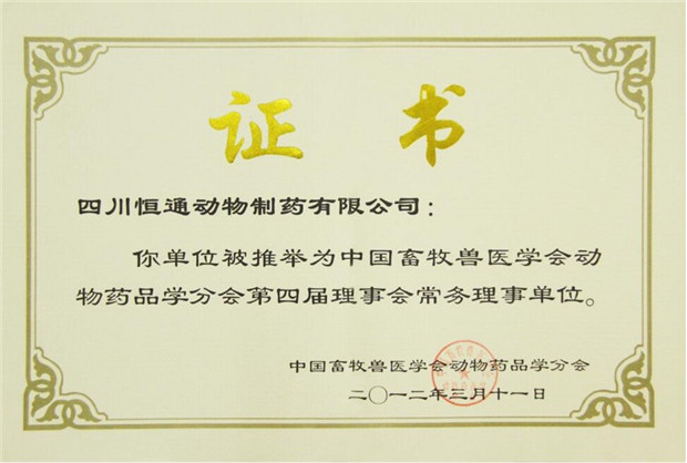 四川恒通专注于提高动物健康水平，致力促进人类、动物、环境的和谐发展，以“呵护动物健康，共享美好生活”为企业使命，努力打造“畜牧业生产资料及综合信息服务平台”，恒通兽药以其专业技术和产品为各种疾病提供诊疗方案;恒通动保凭借“治未病”现代养殖技术提供规模化养殖的全程“治未病”服务方案;恒通兴牧提供疫苗、养殖设施设备、医疗器械、检验仪器及相关配套服务;2009年评为中国兽药生产企业50强、兽药制剂类30强，是国家高新技术企业、四川省动物保健品协会副会长、中国畜牧兽医学会动物药品分会常务理事长、中兽药技术创新联盟常务理事长单位。　