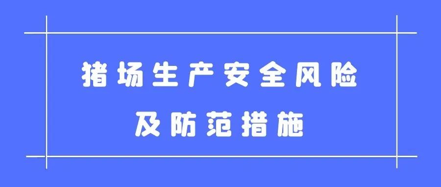 电子游艺网站
生产安全风险及防范措施