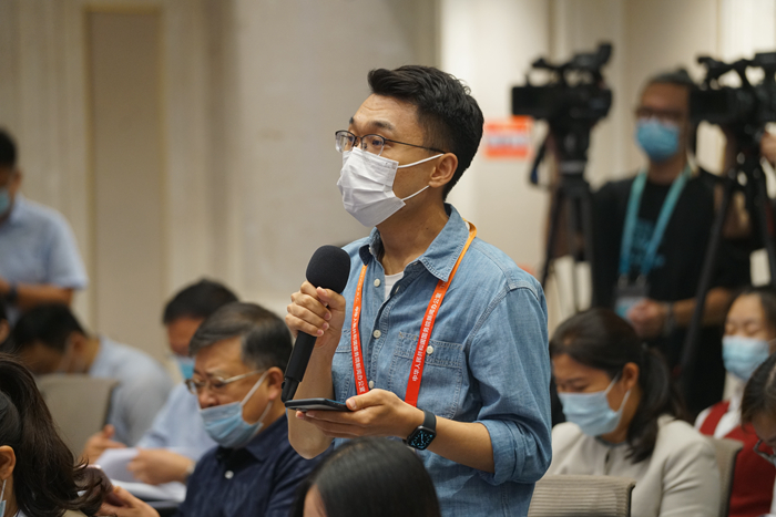中国日报记者提问