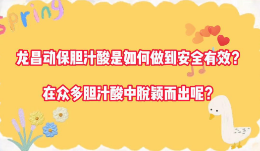 龙昌胆汁酸稳居行业第一！是如何在众多胆汁酸中脱颖而出的？