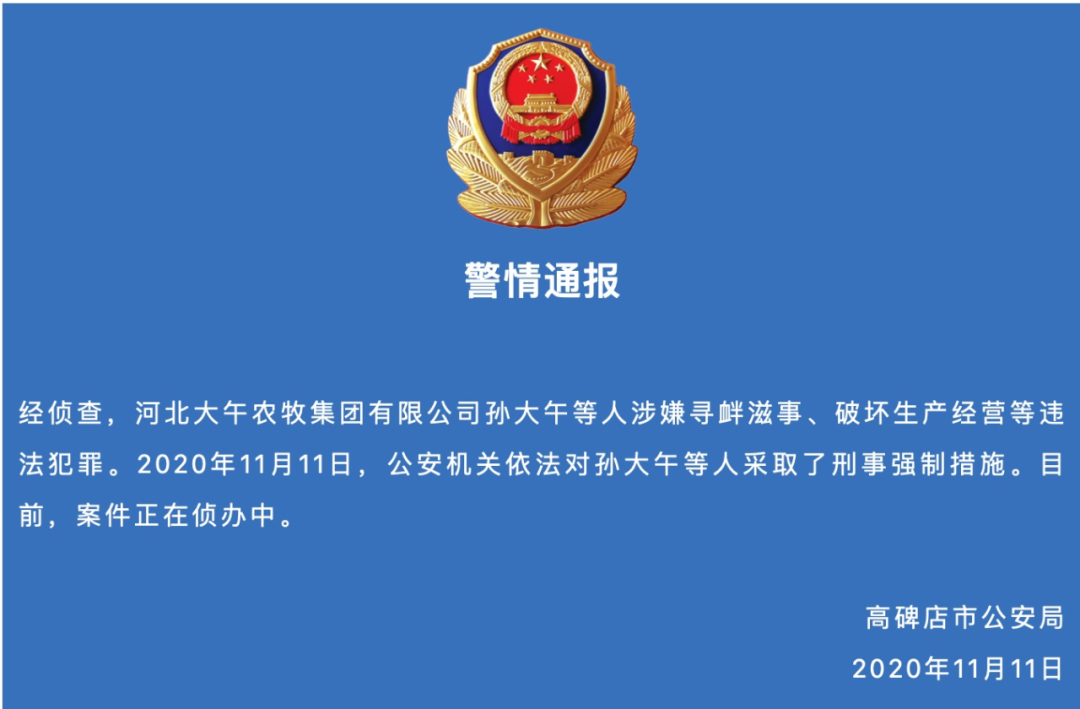 犯聚众冲击国家机关等罪，孙大午一审获刑18年，并处罚金311万元