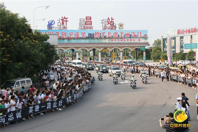 许昌20万余名群众手持横幅、胸佩白花夹道迎接烈士回家。
