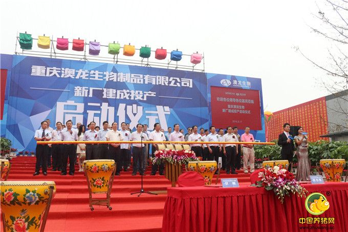 新厂建成投产仪式开始