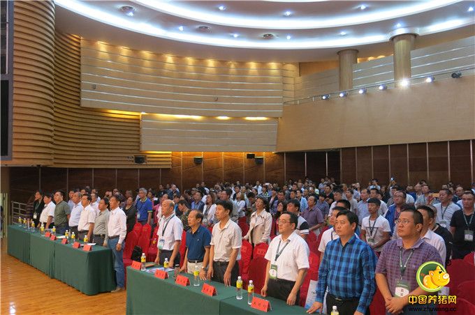 9月26日上午，第八届河北猪业发展大会在嘹亮激昂的河北省畜牧兽医学会会歌中拉开序幕。河北省畜牧兽医学会理 事长李英、中国畜牧业协会常务副秘书长殷成文、唐山市农牧局副局长张玉果等出席会议并讲话。