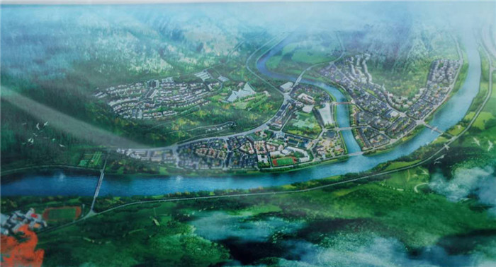 离都江堰20多公里就是映秀，沿路群山秀美，山水相间，给人一种山川大美的震憾！一下车，就遇到邓导游，她热情好客，虽然是羌族，但说一口标准的普通话，参观完映秀中学地震遗址就要回家，原因是九寨沟地震后，游人减少，来这边的人也少了，导游的生意也不好，一天只能上岗一次。 