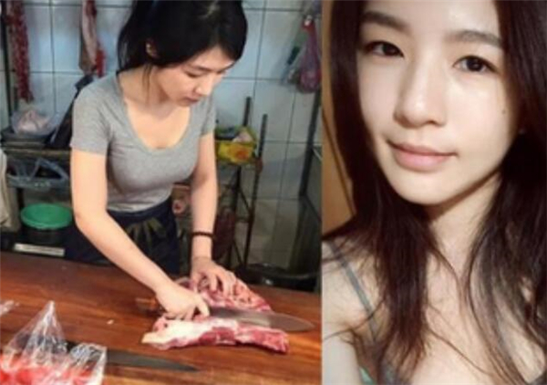 原来这名长相清纯的妹子，名叫张采婕，还是台湾辅仁大学一名高材生。