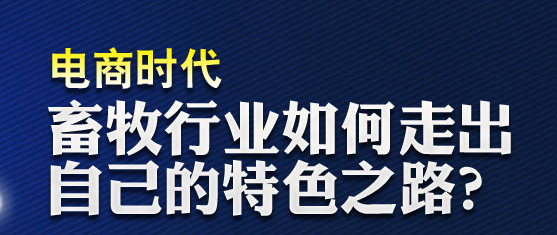 电商时代，畜牧行业如何走出自己的特色之路？