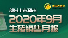 部分上市猪市2020年9月生猪销售月报