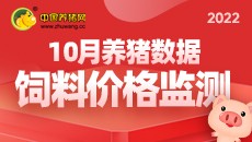 2022年10月养猪数据 饲料价格监测